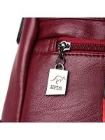 Mochila De Piel antirobo para Mujer, vintage Bolso de Hombre, mochila Viaje Alta capacidad, - details 19