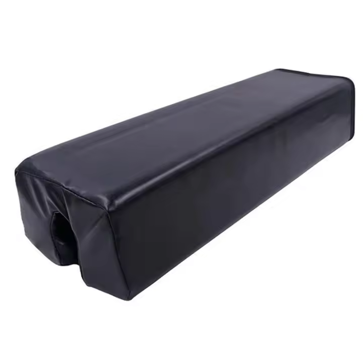 Barra de empuje para cadera, almohadilla para sentadillas, gimnasio, levantamiento de pesas, entrenamiento, cubierta para el cuello, soporte para hombros, barra de empuje, almohadilla de espuma, negro - 1