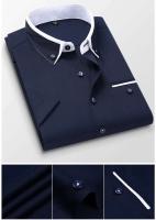Vestido de manga corta estampado para hombre, camisa cómoda con botones, top informal estándar USTE, top de verano de alta calidad - details 2