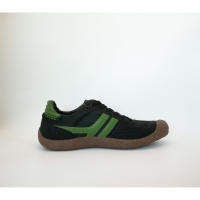 Zapatos de cuero deportivos para correr de primavera para hombre de marca, zapatos informales de moda con tacón plano para caminar lento - details 4