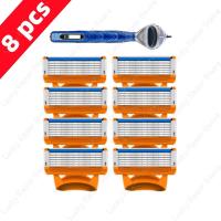 Original Fusion 5 capas de maquinilla de afeitar serie Razor Power Man afeitadora Manual Flexball barba limpieza de precisión afeitado de seguridad - details 4