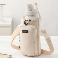 Correa para el hombro, bolsa portadora de botella de agua, bolsillo frontal, bandolera impermeable, bolso para botella de agua, asa, soporte portátil para botella de agua - details 11