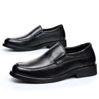 Nuevos mocasines negros, botas de negocios británicas con parte superior plana, todas combinadas con zapatos de cuero - details 0