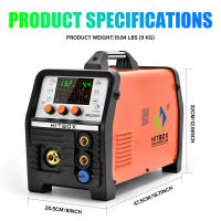 Soldadora MIG HITBOX 200A 4 en 1 LCD Antiadherente MMA/Gas MIG sin Gas/LIFT TIG Compatible con Pistola de Carrete Máquina de Soldar Portátil para el Hogar 220V - details 8
