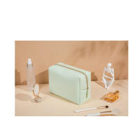 Bolso De Cosméticos Para Mujer Impermeable PU Cuero Monedero De Maquillaje Portátil Organizador De Viaje Estuche De Almacenamiento De Toallitas - details 10
