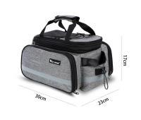 WEST BIKING-bolsa impermeable 3 en 1 para maletero de bicicleta, bolso de gran capacidad para equipaje de viaje, Alforjas para asiento de sillín - details 15