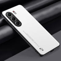 Funda de lujo de cuero PU para Tecno Camon 40 Pro 4g Cubierta trasera de silicona mate - details 9