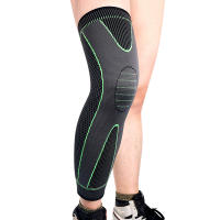 1/2Pcs Full Leg Sleeves Long Leg Compression Sleeve Knee Support Brace for Man Women Sports Cycling Basketball Soccer Arthritis - details 2