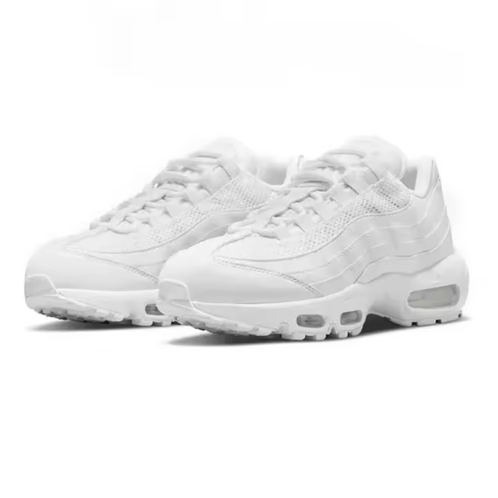 Diseñador Para Hombre Triple White 95 Zapatillas De Deporte, Para Hombres, Mujeres, Zapatos Para Correr, Gris Neón, Verde Talla 36-45 - 1
