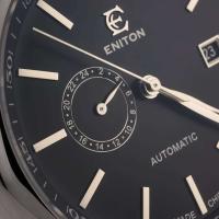 Reloj de Lujo ENITON 41mm Automático, Correa de Cuero, Moda de Negocios para Hombres - details 4