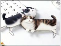 Cute Korean Cat Pencil Case - Student Stationery Bag, Cosmetic Bag, Coin Purse - details 8