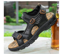 Sandalias cómodas de verano para hombre, zapatos suaves para playa y exterior, transpirables, informales de cuero - details 22