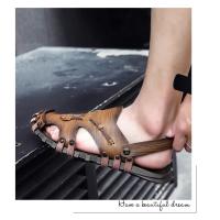 Sandalias de Cuero Veraniegas para Hombres Comodidad Ligera Antideslizante - details 21