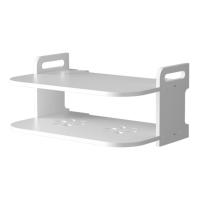 Estante de almacenamiento flotante, organizador de Monitor, soporte de módem de pared, ahorro de espacio, artículos diversos - details 2