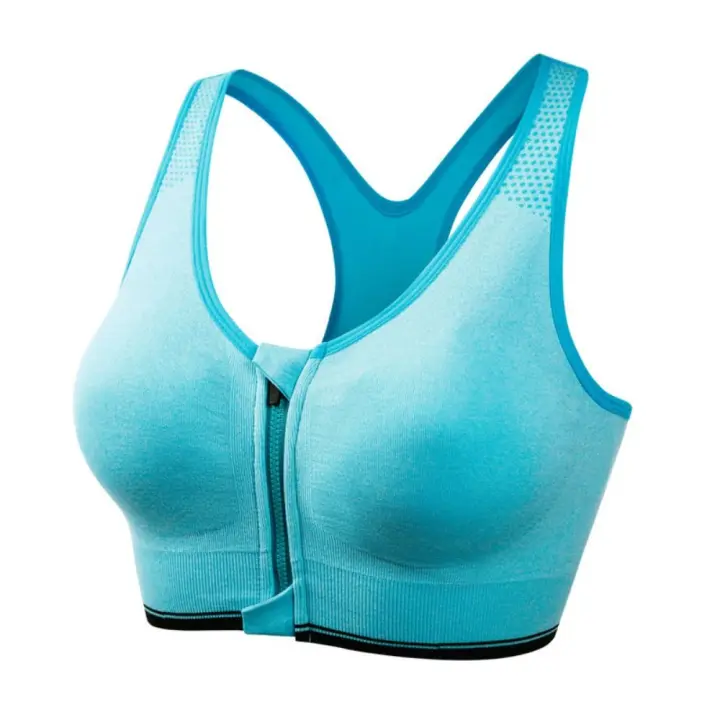Sujetador deportivo sin anillo de acero para mujer, Top de secado rápido, Top de Yoga a prueba de golpes, chaleco calado, transpirable, sujetador activo para gimnasio - 1