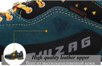 Zapatos de senderismo impermeables a la moda, zapatos de escalada para hombre, zapatillas deportivas con cordones informales a la moda anticolisión para exteriores - details 5