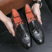 Los zapatos de vestir de cuero italianos del estilo que camina de los hombres más vendidos 2023 y los zapatos casuales del banquete de boda de Oxford - details 4