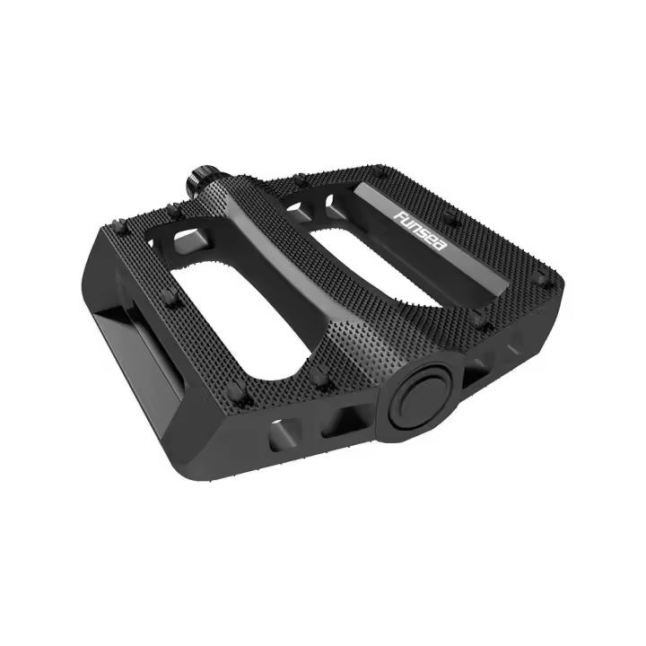 Pedales Funsea para Bicicleta BMX Eje Hexagonal de 6mm Chromoly Rodamiento DU de Nylon - 1