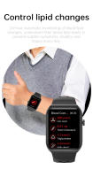 2025 El nuevo reloj inteligente VE30 viene a recibir recordatorio, rechaza el recordatorio de larga duración sentado, gira la muñeca e ilumina la pantalla del reloj inteligente - details 7