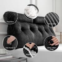 Cojín de Lectura Triangular Almohada de Apoyo Lumbar Suave Bolster para Posición de Sofá de Cama - details 27