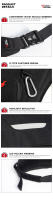 MOTOCENTRIC Motocicleta Cintura Baja Bolsa de Pierna Cinturón de Muslo Cadera Bum Impermeable Moto Táctica Viaje Ajustable Monedero para Hombres Fanny Pack Bolsas - details 7