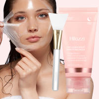 Mascarilla de colágeno para la noche con cepillo de gelatina, mascarilla de tratamiento nocturno hidratante profunda para todo tipo de piel - details 0
