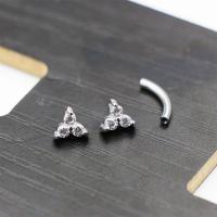 Anillo de acero quirúrgico para mujer, piercing para el cartílago, barra para el labio, tragus helix, joyería para el cuerpo, 16g, 1 unidad - details 14