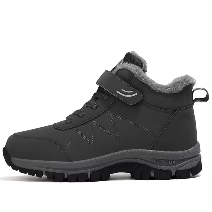 Botas de nieve informales de alta calidad para hombre, zapatos de invierno impermeables y cálidos para senderismo y escalada de montaña - 1
