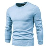 Suéter grueso de cuello redondo para hombre, jersey de punto cansado, tops de otoño e invierno - details 3