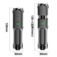 Linterna luz fuerte recargable super brillante pequeño xenón al aire libre hogar mini portátil led luz remota de emergencia - details 0