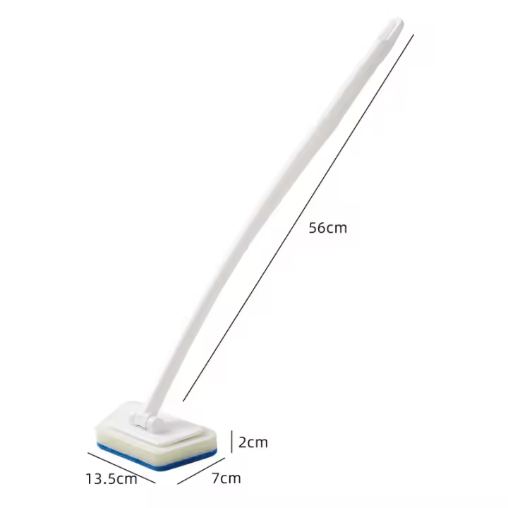 Mango Largo Desmontable de Badería Trapezoidal para Limpieza de Azulejos y Vidrio Material de Cuchillo de Esponja y Plástico Recomendado para Surface Cerámica Estilo Clásico - 1