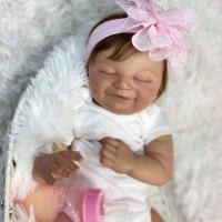 BZDOLL-Muñeca Reborn de silicona suave, juguete realista de 50cm y 20 pulgadas con pintura 3D de piel y venas, bonita casa de juegos - details 2