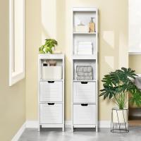 Armario de Baño Estrecho Moderno Diseño Nórdico Compacto con 3 Estantes y 2 Cajones - details 1