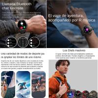 Reloj inteligente para hombre con pantalla IPS, llamada Bluetooth, linterna, frecuencia cardíaca, oxígeno en sangre - details 1