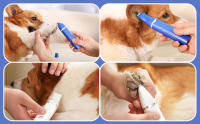 Cortapelos para perros 4 en 1 para peluquería, tijeras para perros, traje de belleza, recortador de garras de bajo ruido, recargable, maquinilla de afeitar inalámbrica para pulir uñas, adecuado para gatos, perros y otras mascotas pequeñas - details 5