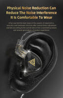 QKZ x HBB Wired Earphone 10mm Titanium-Coated Diaphragm HiFi 3.5mmAUX In-Ear Monitor Headset Semi-open Cavity CNC Aluminum Alloy - details 14