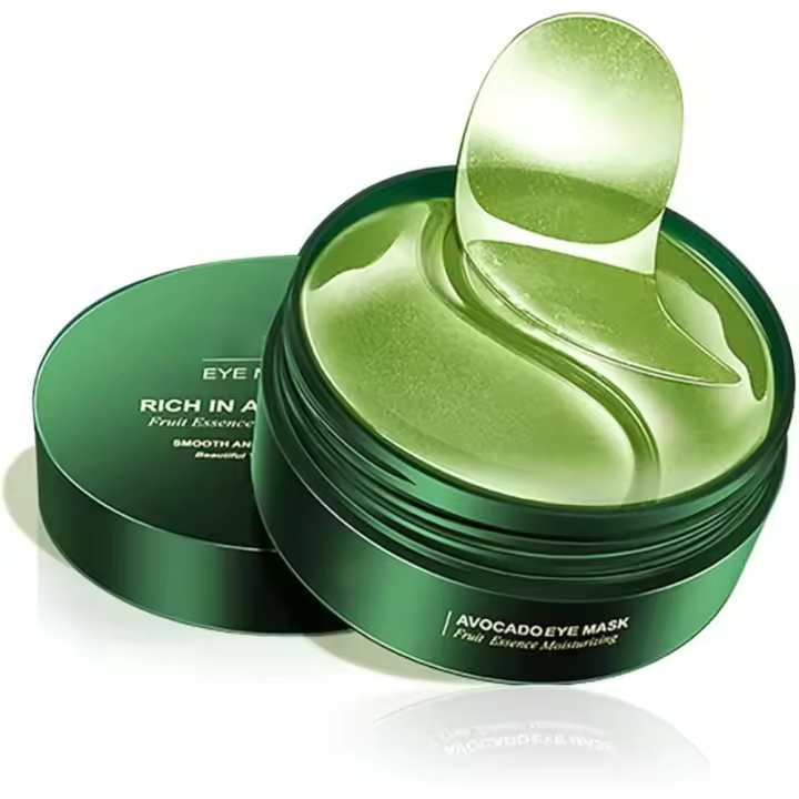 Máscara para los Ojos de 60 Piezas Parches Ojeros de Gel con Colágeno y Ácido Hialurónico Parches Antiarrugas para el Cuidado de la Piel de la Cara - 1