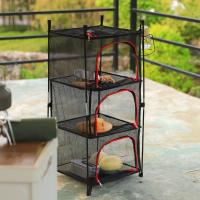 Moderno Tendedero Plegable de 3 Capas Red de Secado Colgante para Exteriores - details 2