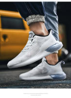 Zapatos de coco para correr informales, transpirables, de malla juvenil, para hombre - details 9