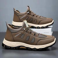 Zapatos de senderismo para hombres al aire libre Suela suave, ligera, para edades medias y mayores, zapatillas deportivas - details 4