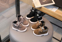 Botines de cuero para niños, botas de cuero para niños, botas Martin para niños pequeños, zapatos antideslizantes impermeables para bebés - details 0