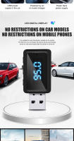 VAORLO-Mini receptor transmisor USB con pantalla LED para coche, Kit de llamada manos libres, Audio inalámbrico automático para Radio Fm, Bluetooth 5,3 - details 10