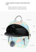 OKKID Mochila Compacta Diseño Mini Negro para Mujer Ideal para Senderismo y Escuela - details 8