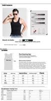 Camiseta deportiva sin mangas para hombre, estilo de ropa de trabajo, chaleco deportivo adelgazante elástico para primavera y verano, ropa informal hecha en China - details 1