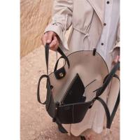 Bolso de mano de color sólido para mujeres, material de cuero de vaca, bolso de axila, moda - details 21