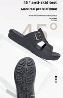 Sandalias de Cuero para Hombres GUYISA Suelas Gruesas, Antideslizantes, Acogedoras para Interiores y Exteriores - details 9