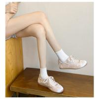 Zapatos de entrenamiento alemanes de satén estilo ballet, nuevos zapatos casuales versátiles de moda de diseñador de nicho. - details 18