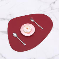 Manteles individuales y posavasos de piel, manteles individuales y posavasos lavables de PVC, resistentes al calor, antideslizantes, antimanchas, aptos para mesa de cocina, 39x33cm - details 6