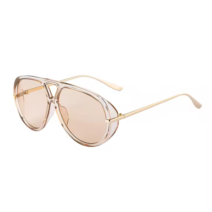 Gafas de sol estilo punk vintage para hombre, nuevas y con diseño de rana, resistentes al sol, 2025 - 1