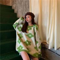 2024 ins nueva moda mujer suéteres invierno mujeres suéteres de flores sobre tamaño mujeres pullover suéteres - details 23